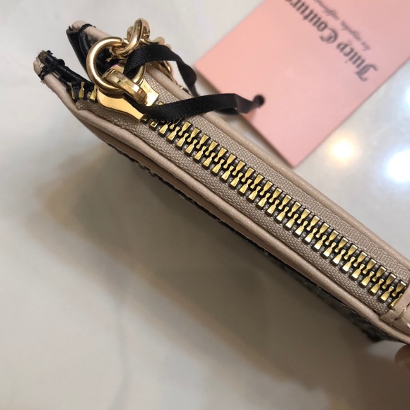 Juicy Couture Black Beige Sandstone Spring Fling ID Card Case NWT - Picture 15 of 16